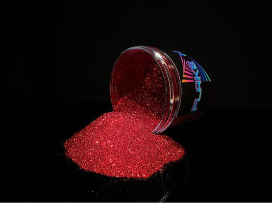 .008 Mini Miss Fire Red Metal Flake