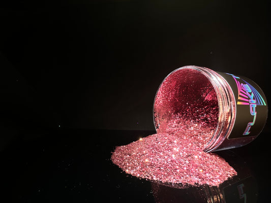 .015 Flocon de métal mauve cuivré brillant standard