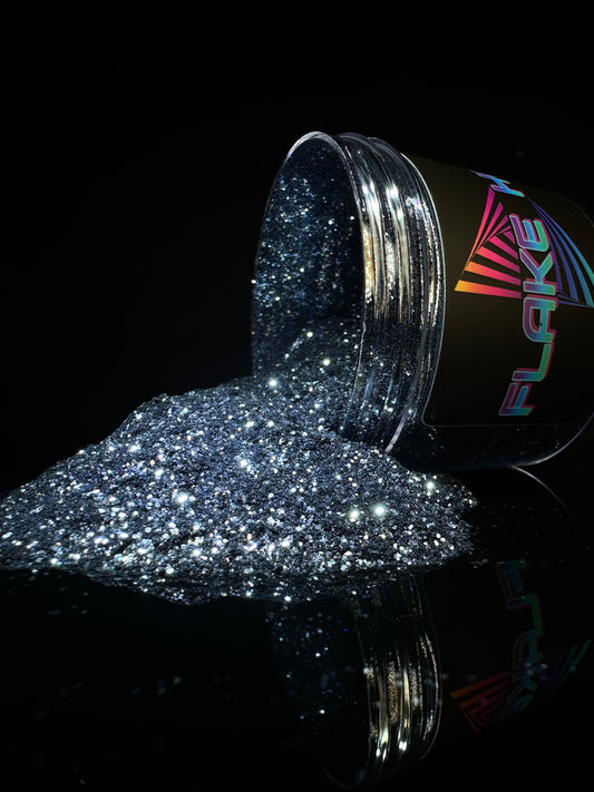 .008 Mini flocon métallique gris platine