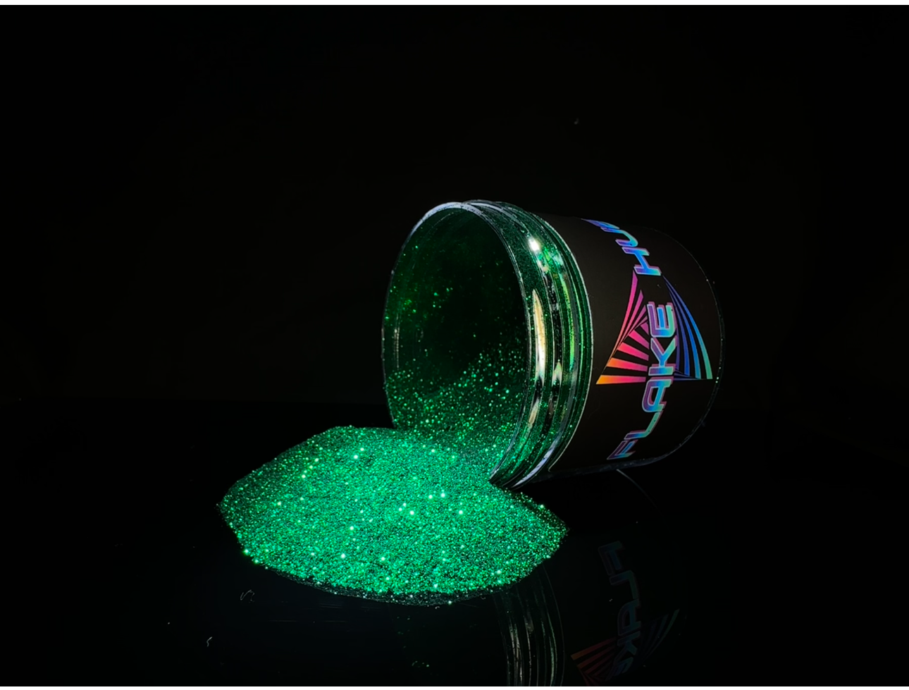 .008 Mini City of Emeralds Green Metal Flake